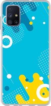 Smartphonebooster Telefoonhoesje - Back Cover - Geschikt Voor Samsung Galaxy M51 - Blue En Blue