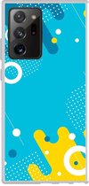 Smartphonebooster Telefoonhoesje - Back Cover - Geschikt Voor Samsung Galaxy Note20 Ultra - Blue En Blue