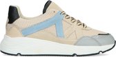 Sacha - Dames - Beige sneakers met blauwe details - Maat 38
