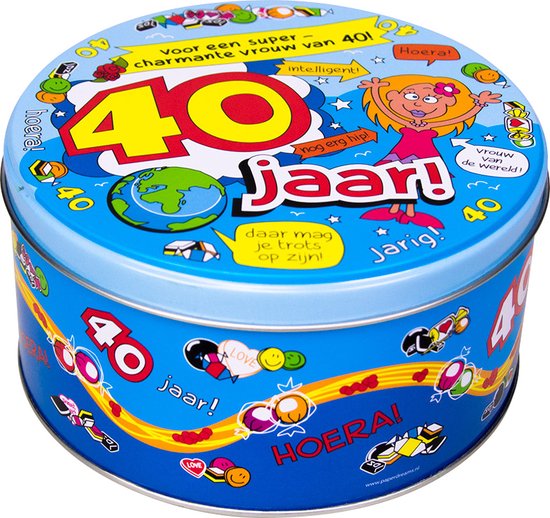 Snoeptrommel - 40 Jaar - Vrouw