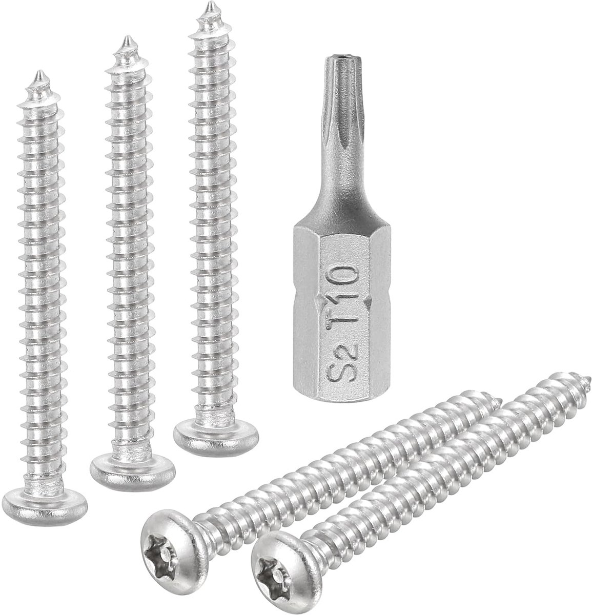 Set van 10 Torx Blechschroeven M3 x 25mm met Halfrondkop