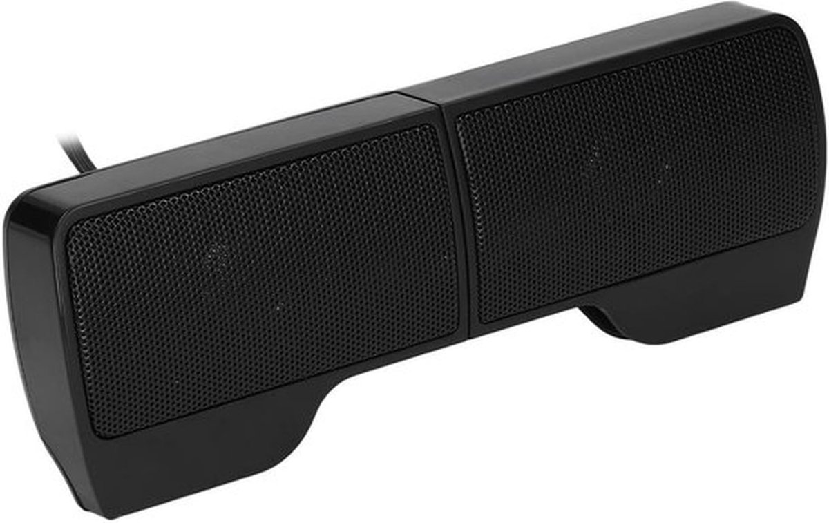 Draadloze USB Soundbar voor Laptop en Monitor - Stereoluidsprekers met Schermclip