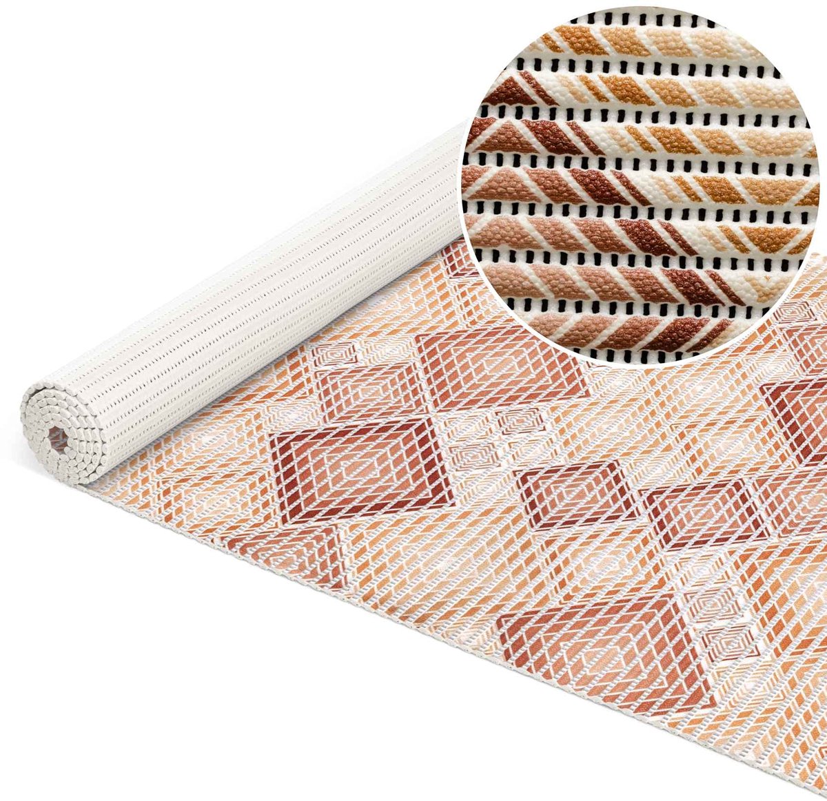 ANRO Badmat Houtlook Grijs Antislip Douchemat Afwasbaar Sneldrogend