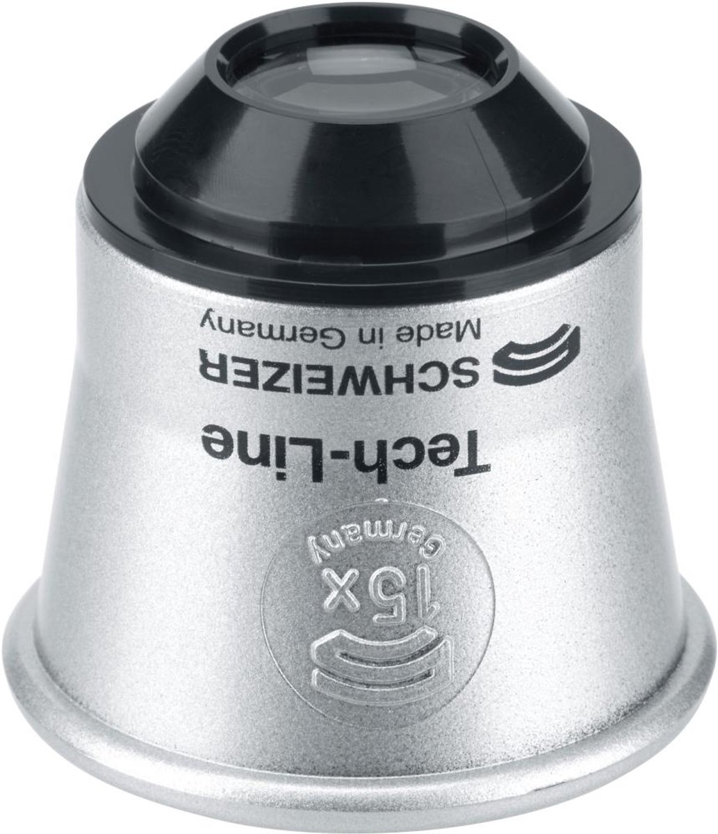 SCHWEIZER Uurwerkmakersloep Tech-Line Verg. 15x Lens-D.16,3mm - 9715