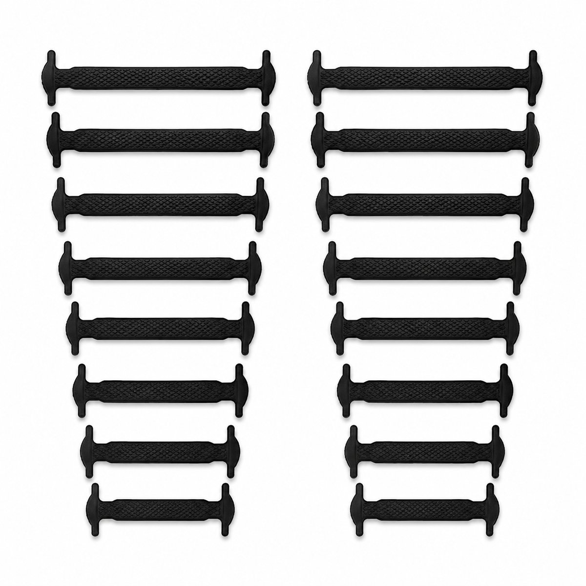 Consumerce Elastische Schoenveters - Zwart - Veters Zonder Strikken