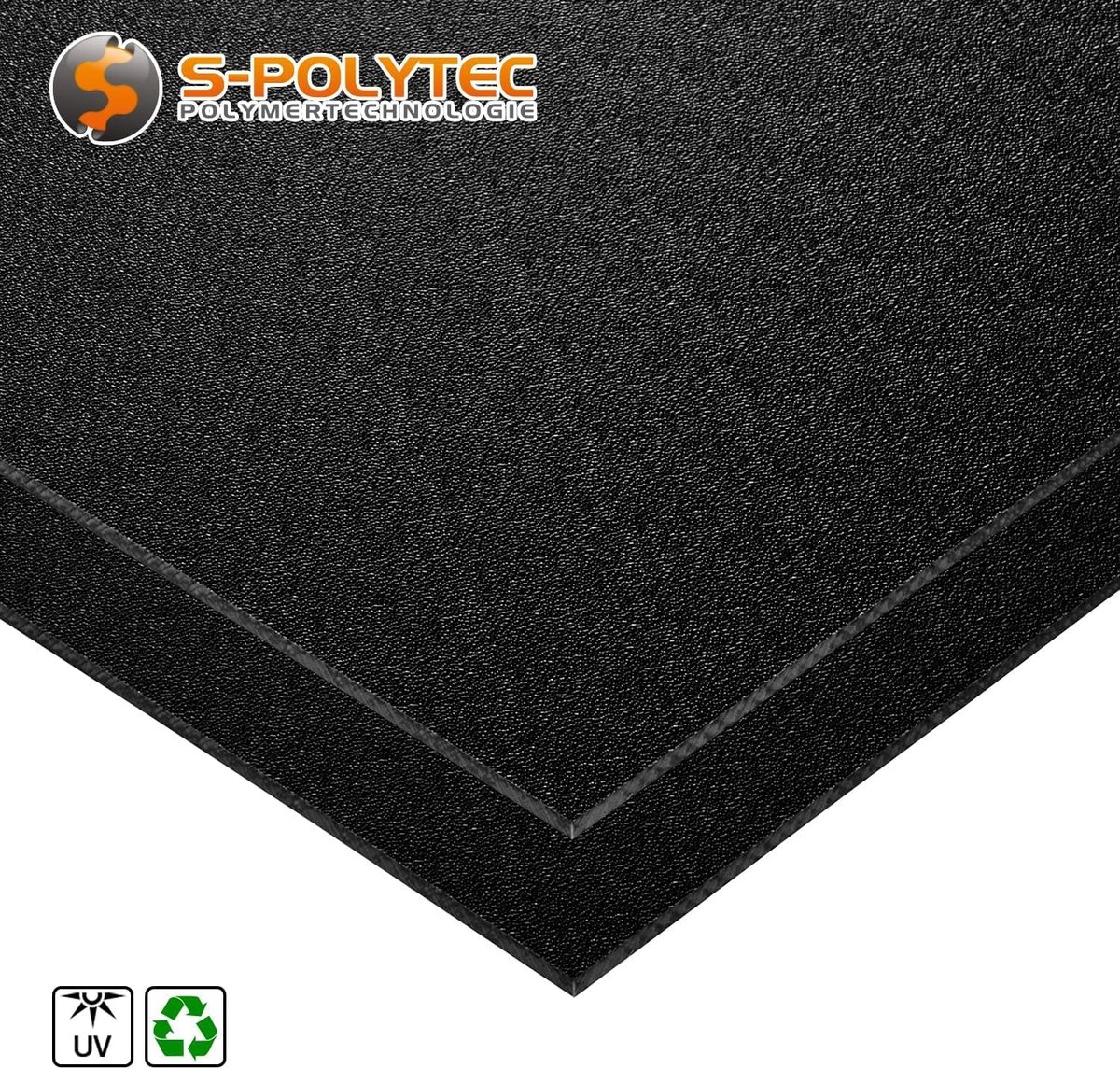 Recycling Plastic Platen - Regeneraat ABS - Hobby Modelbouw - Duurzaam Gemaakt - 20 x 30 cm - Zwart