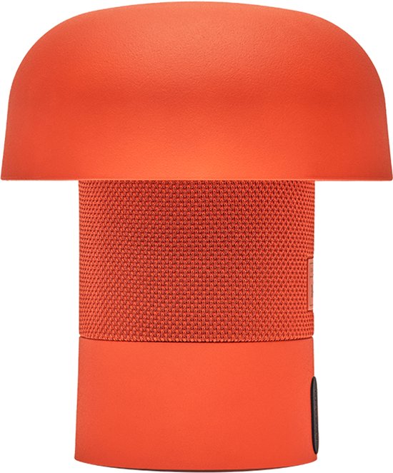 Kooduu Sensa PLAY Mini - Bluetooth Speaker met SOUND BY JBL - Dimbare LED-lamp - Oplaadbare batterij - Nachtlamp - Dimbaar - 16cm hoog - kleur Orange van Merkloos — afbeelding 2