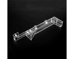 Voerbuis Aquarium - Voederbuis Set - Vis voeren - Verstelbare Haak - 20 cm Lengte - Transparant