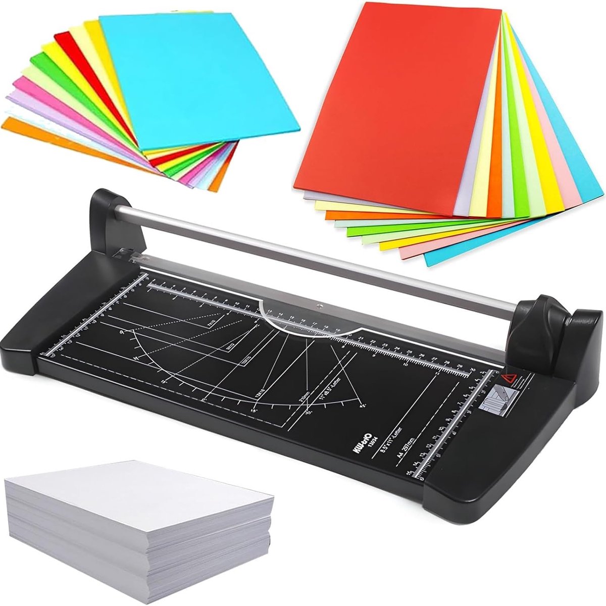 Handmatige papiersnijder - Metalen guillotine - Papier snijden - Rolmes precisie - A2 A3 A4 - Metaal