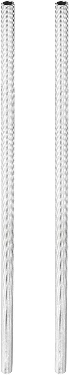 2 Nozzles voor Tube Lampen 43 cm met M10 Draad en 1 mm Afstand - Lamp Onderdelen voor Galvanized Verlichting