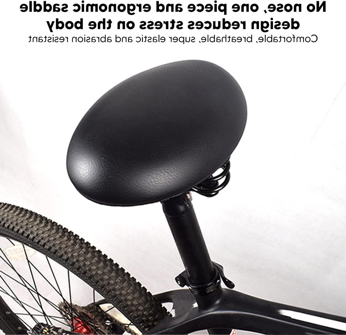 Ergonomische Fietszadel van PU Leer met Schokabsorberende Dubbellaagse Ontwerp voor Comfort op Race- en Mountainbikes