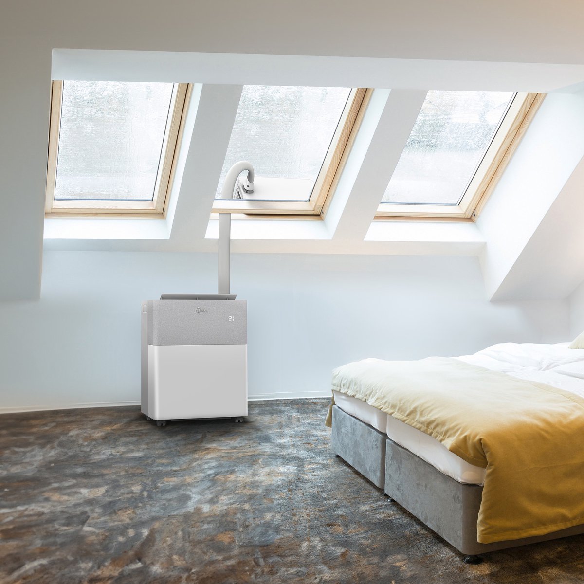 Midea PortaSplit Mobiele Split Airco - 8.000 BTU - Koelen - Met Wifi thumbnail 8