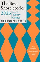 Boekomslag van The Best Short Stories 2026 met oranje en blauw ruitpatroon en tekst over de O. Henry-prijswinnaars.