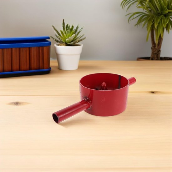Bamboesplitter Set - Handgereedschap - Bamboe Bewerken - 6 Snijgereedschappen - 33 cm Lengte - Rood — afbeelding 2