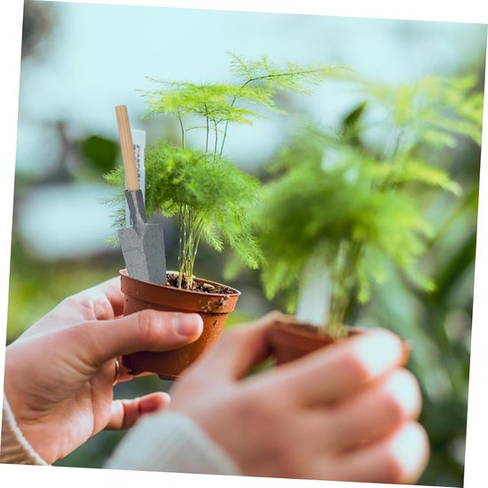 ifundom 5 Stuks Gadgets Voor Tuinieren Tuin Hand Troffel Mini-tuingereedschap Tuin Handschep Huisdecoratie Tuinieren Hark Pop Tuingereedschap Mini Troffel Zelf Gemaakt Kind Ijzer — afbeelding 4