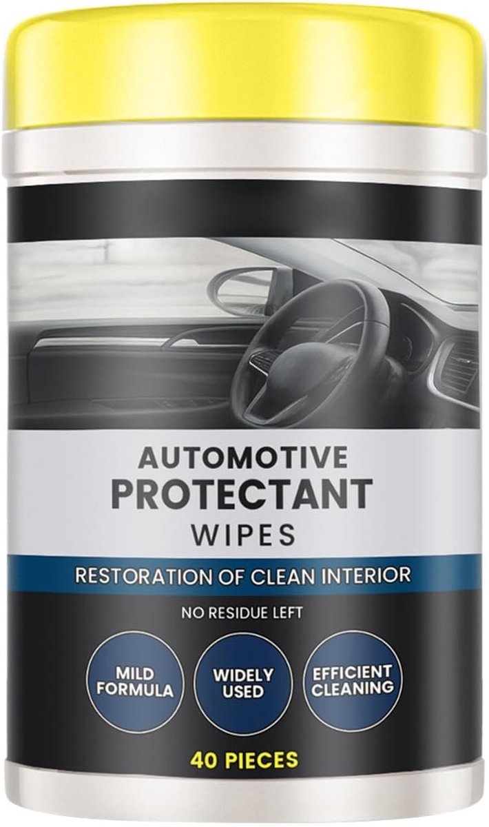 Autodoekjes Interieur - Reinigingsdoeken - Voertuigonderhoud - Snelle UV-bescherming - 40 stuks - Niet gespecificeerd
