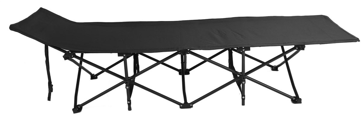 Opvouwbaar Veldbed – 188 x 66 cm – Comfortabel en Inklapbaar Ontwerp – Inclusief Dik Kussen – Voor Kamperen, Logeren en Kantoor