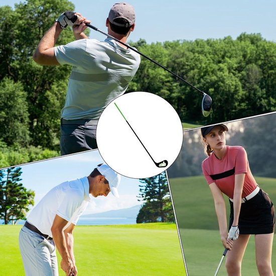 Golf Opwarmstok - Swing Trainer - Golfvaardigheden Verbeteren - Verhoogt Snelheid - 98 cm - Zwart van GOLF — afbeelding 2