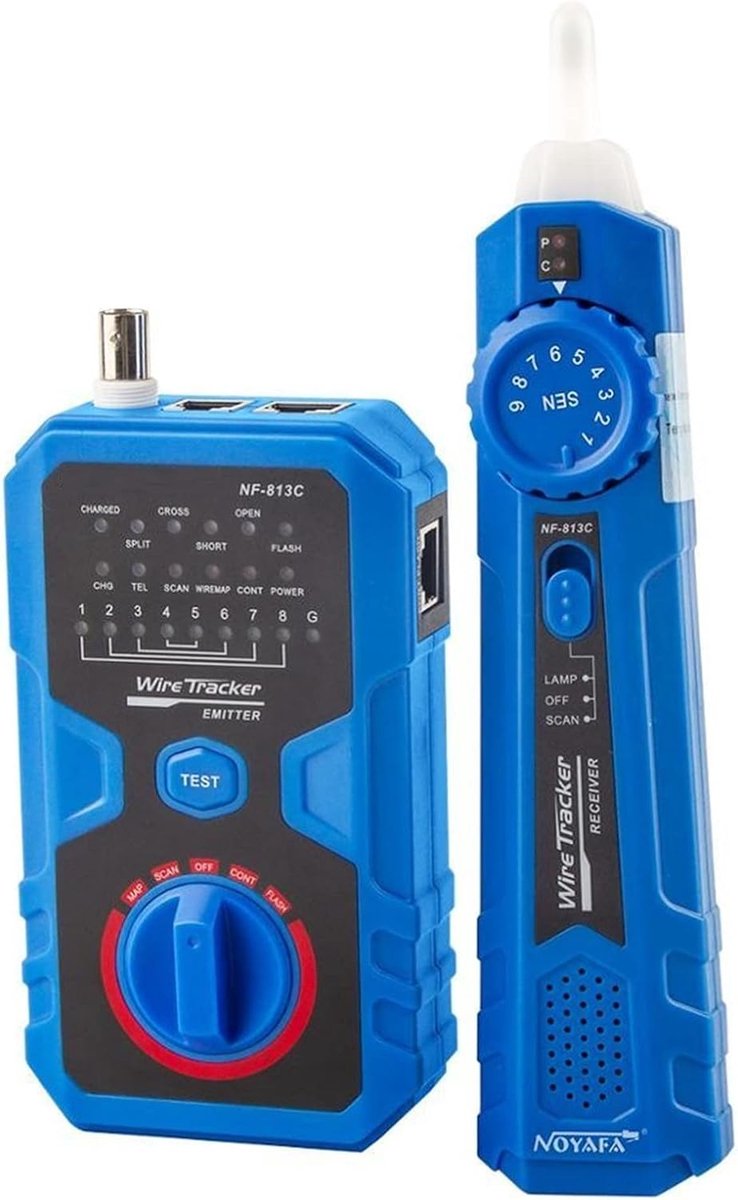 Netwerkkabel Tester - Draad Tracker - Kabel Detectie - Port Flash Functie - 305m Bereik - Niet gespecificeerd