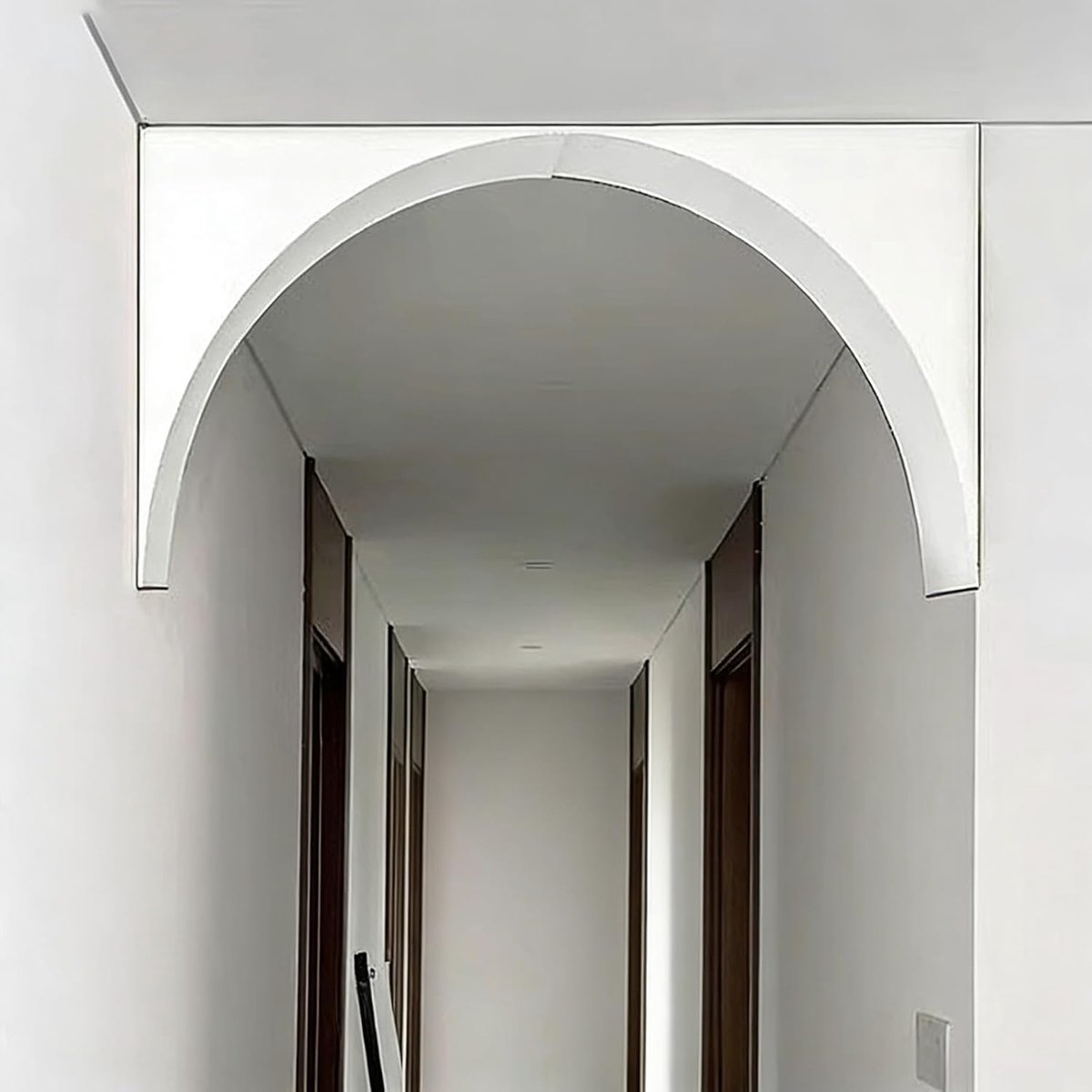 Deuropening boog kit - Ronde hoeken frame - Interieur verfraaien - Eenvoudige installatie - 2 stuks 22cm - Overschilderbaar