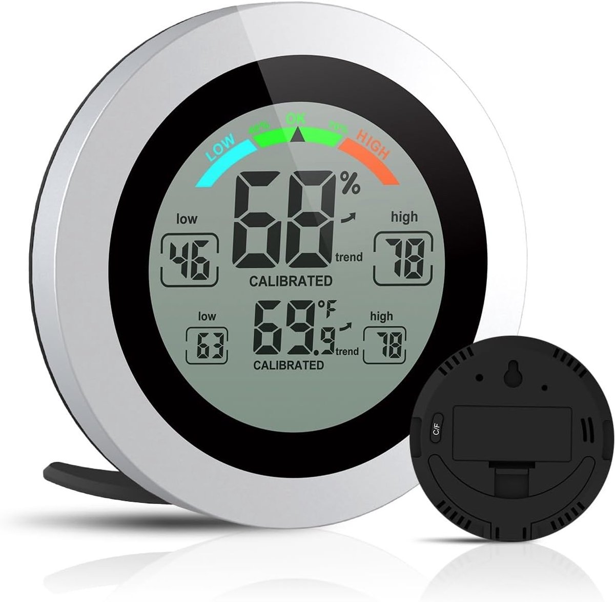 Digitale Indicator - Weerstation Binnen - Klimaat Monitoren - Max Min Weergave - 85 x 21 x 955 mm - Wit