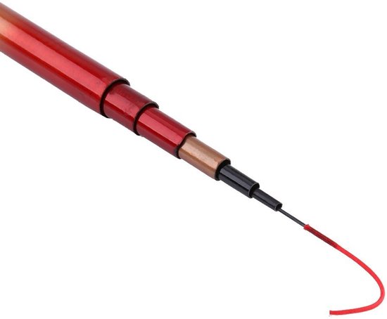 Allecto - Telescopische Hengel - Ultra Licht - Ideaal voor Verswater - Stevige Glasvezel - Perfect voor Karpervissen - Handzaam en Duurzaam van Allecto — afbeelding 4