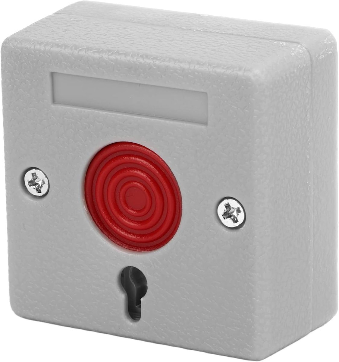 Noodalarm Knop - Paniekknop Alarm - Veiligheid Verhogend - 120dB Luid Geluid - 6 x 6 x 2 cm - Wit