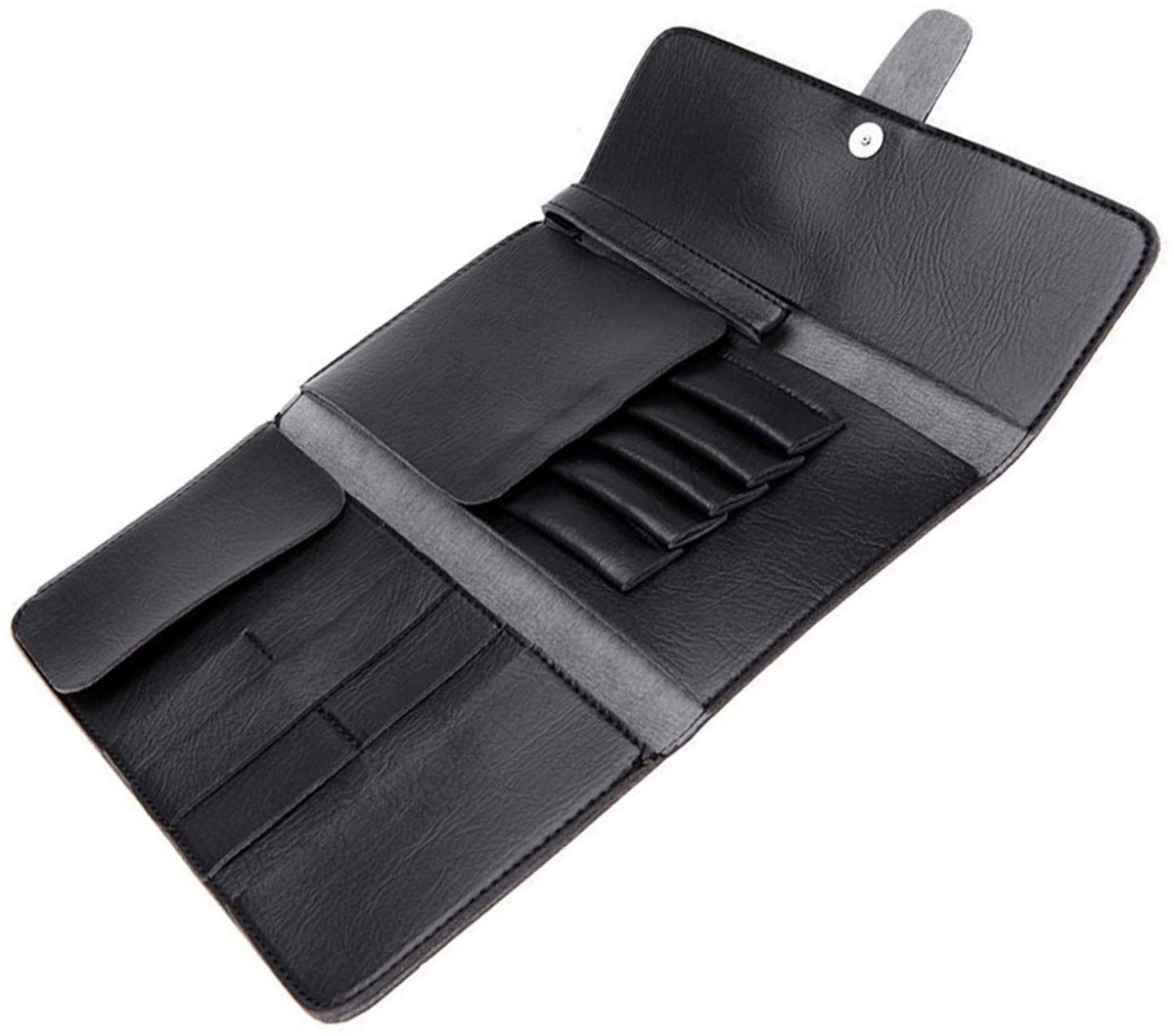 Dailygoods - Kappersschaar Opbergtas - Draagtas Haaruitrusting - Zwarte Kleuren - Salon Bag Pouch - Holster voor kapper - Geschikt voor kappers - 1 stuk