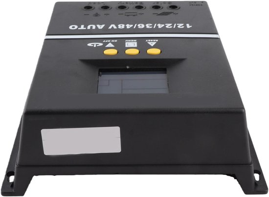 Zonne Laadregelaar - Solar Controller - Energie Opladen - MPPT Technologie - 60A 100V - Zwart