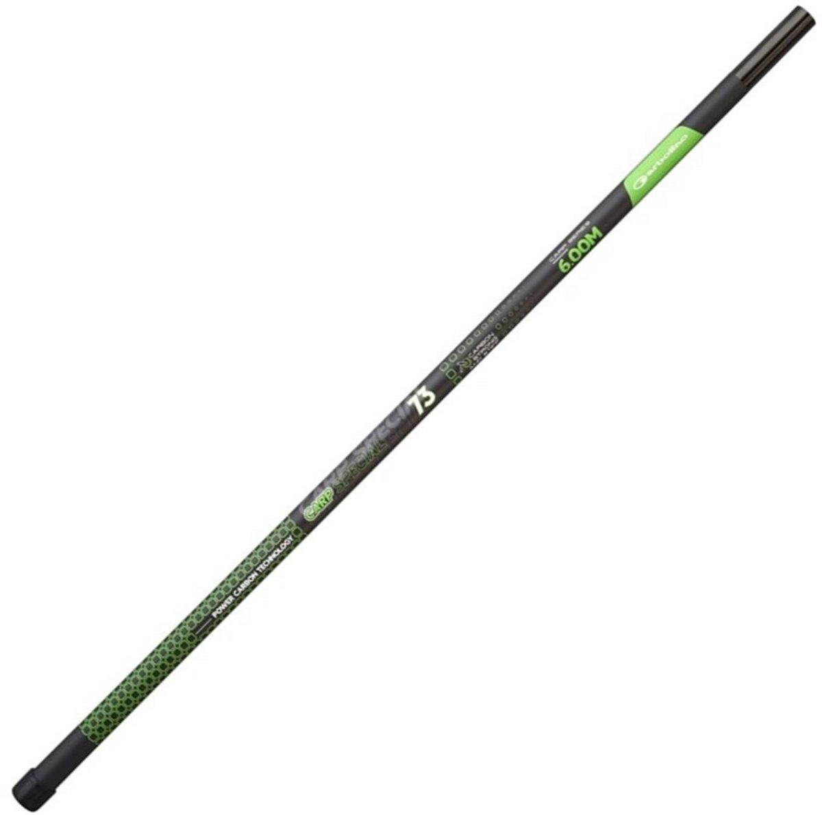 Garbolino Carp Special 73 – Vaste Stok Karperhengel met Puller Kit - Maat : 6.00m
