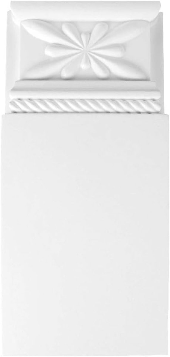 Deurrand Set - Kozijn Afwerking - Woonruimte Verfraaien - Slagvast Materiaal - 23 cm Lengte - Wit