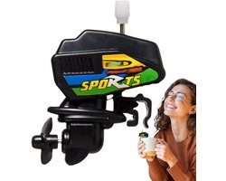 Elektrische Koffie Roerder - Unieke Keukengadget - Dranken Mengen - Bootmotor Design - 6.5 cm - Zwart