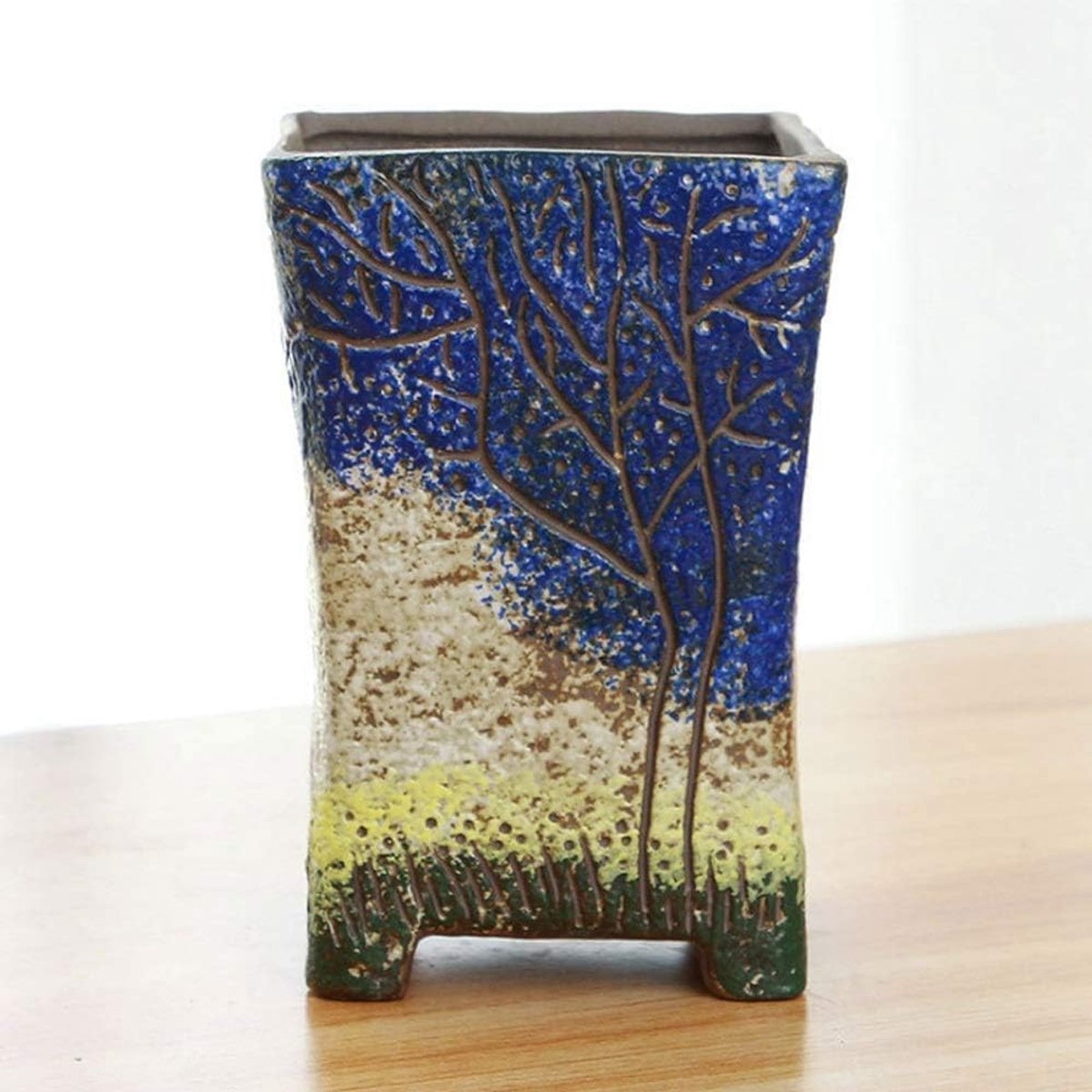 Keramische Bloempot - Binnenplantenpot - Planten Decoreren - Met Drainagegat - 88 x 132 cm - Stijl 1