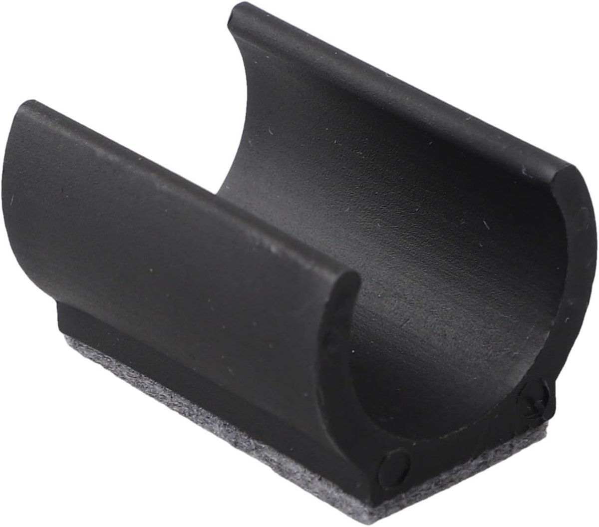 Stoelvoetkussens - U-vormige glijders - Vloeren beschermen - Stille meubels - 25 mm - Zwart