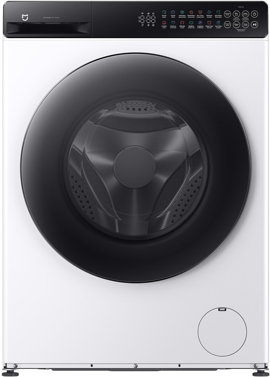 Xiaomi Mijia Front Load Washer Dryer Pro | Was-droogcombinatie | 9 kg | 1400 rpm | Direct Drive | AutoDose | Stoomfunctie | Wit | Energieklasse A/D
