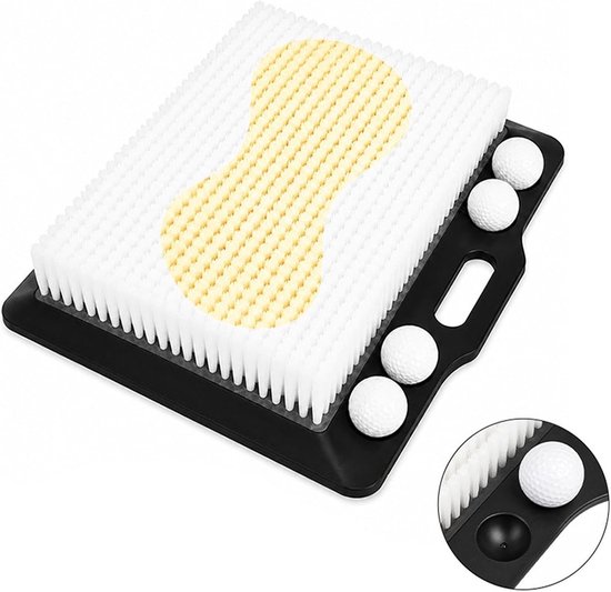 Golf Swing Mat - Trainingshulpmiddel Golf - Chip Shots Oefenen - Realistisch Zandgevoel - 40 cm - Groen van GOLF — afbeelding 5