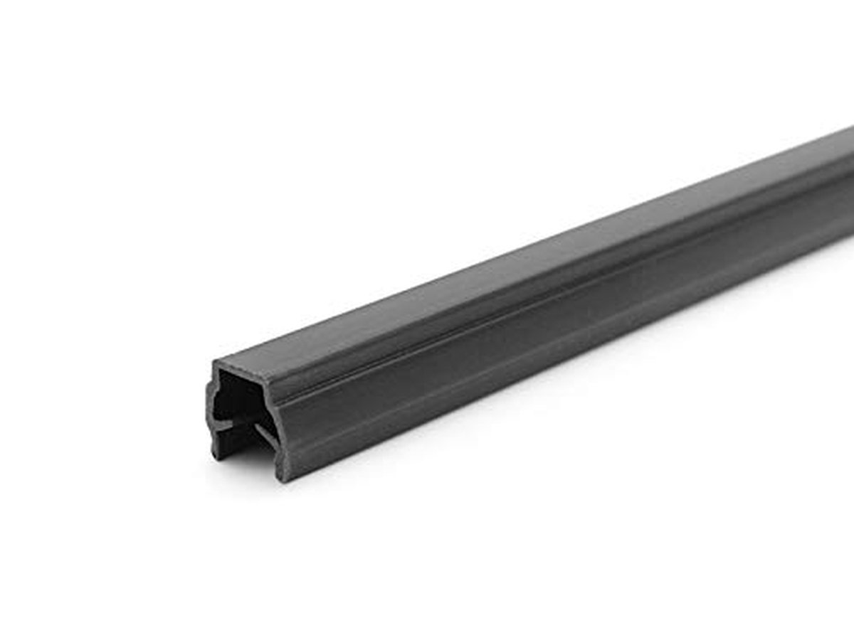 Afdekprofiel Omlijsting - Randstrip - Groeven Afdekken - Nauwkeurige Pasvorm - 2 Meter Lengte - Zwart