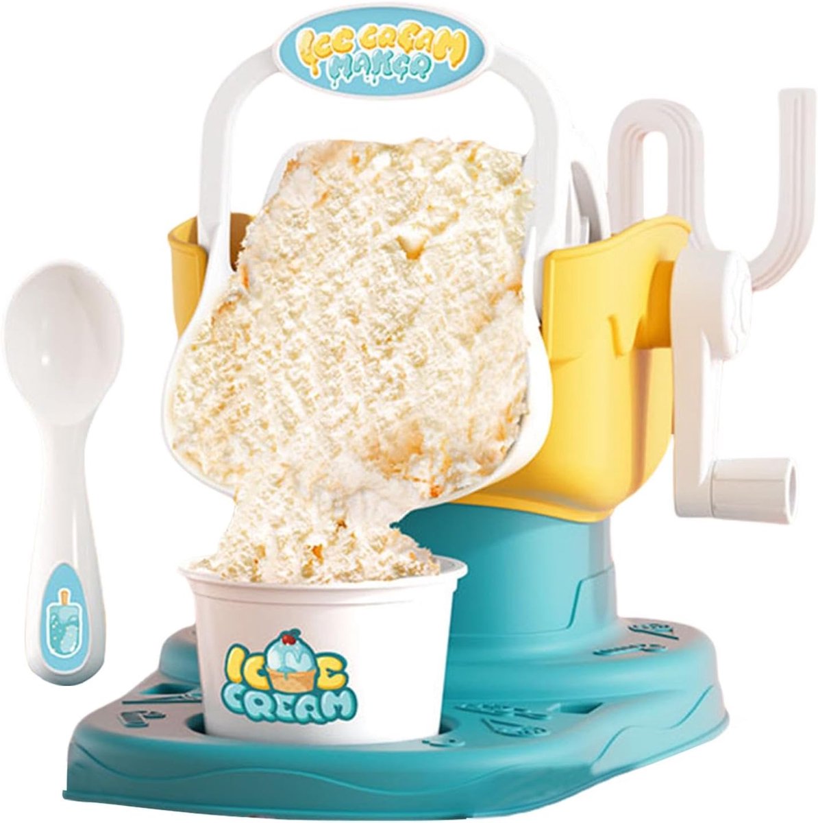 Ijsjesmaker Kinderen - Dessertmaker Handmatig - Zelf Lekkere Snacks - Kindvriendelijk Ontwerp - 175 x 221 cm - Meerkleurig
