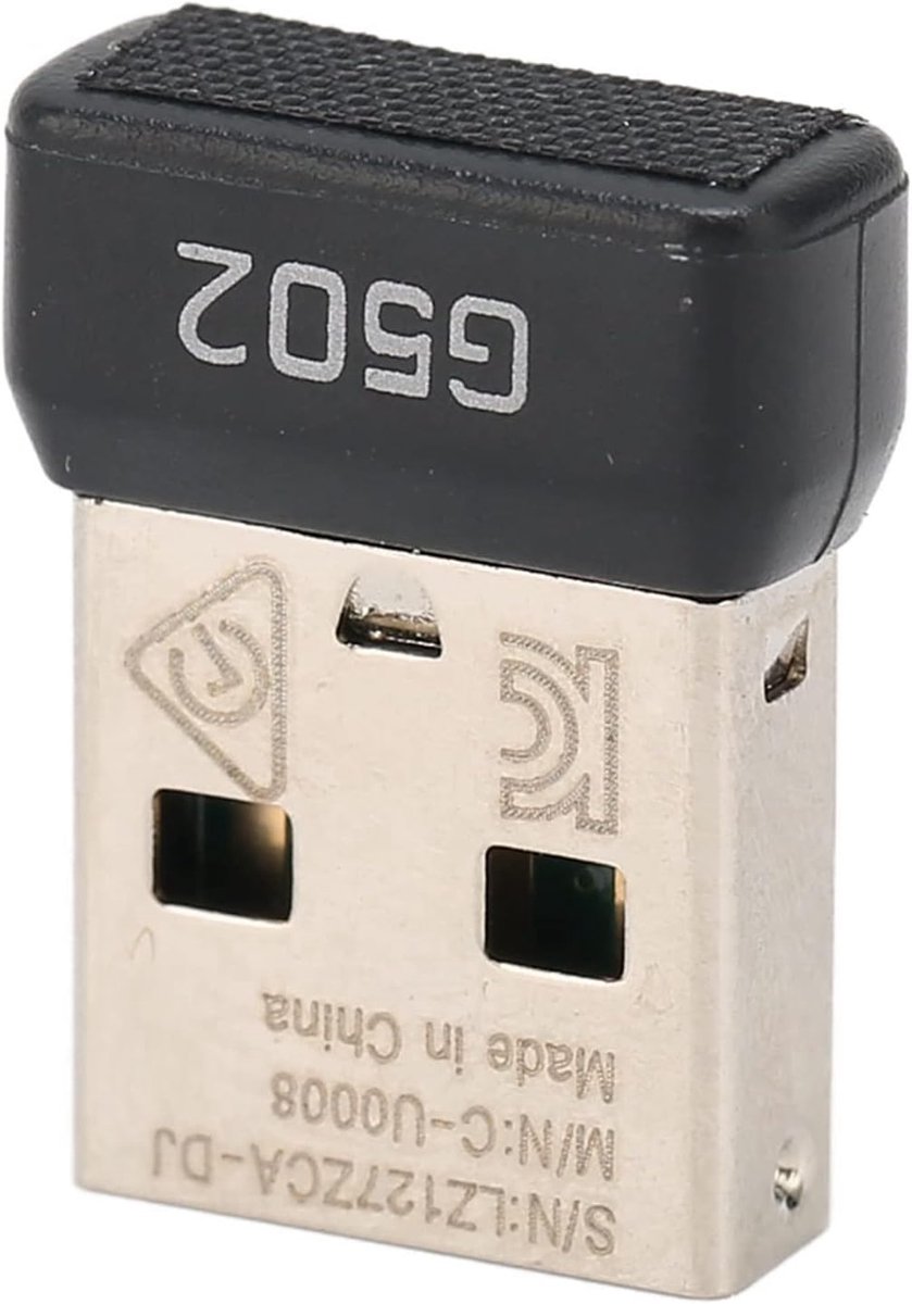 Draadloze USB Ontvanger - Muis Adapter - Muis Gebruik - Stabiel Signaal - Compact Formaat - Zwart