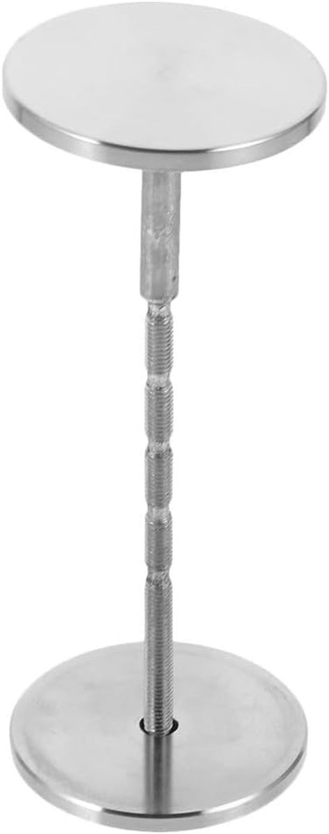Deurgatvuller Deur - Afdekplaat Gat - Deur Opknappen - Roestvrij Staal - 50 mm - Zilver