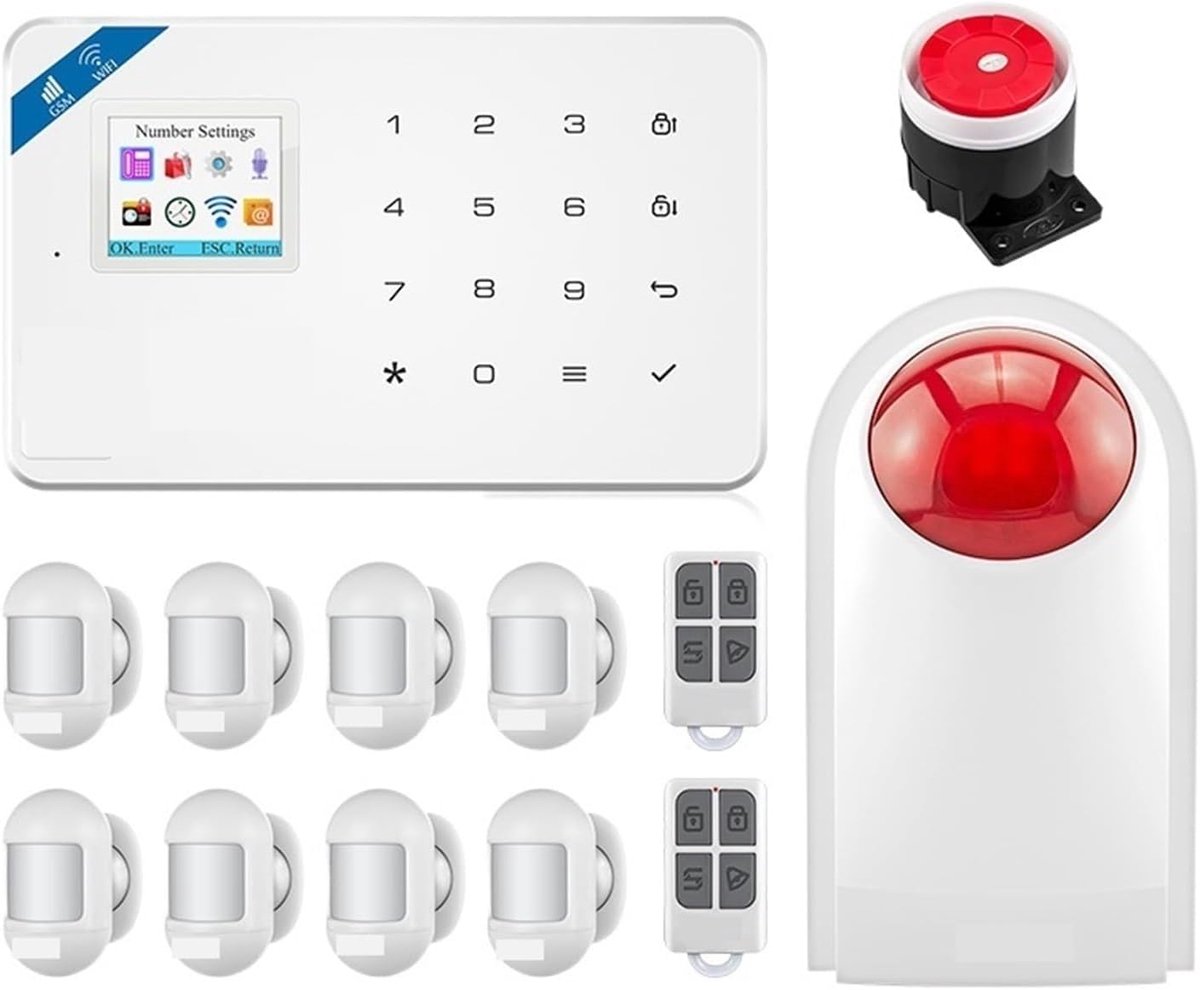 Alarmsysteem - Smart Home Security - Huisbeveiliging - APP Controle - 25 x 15 x 15 cm - One Color
