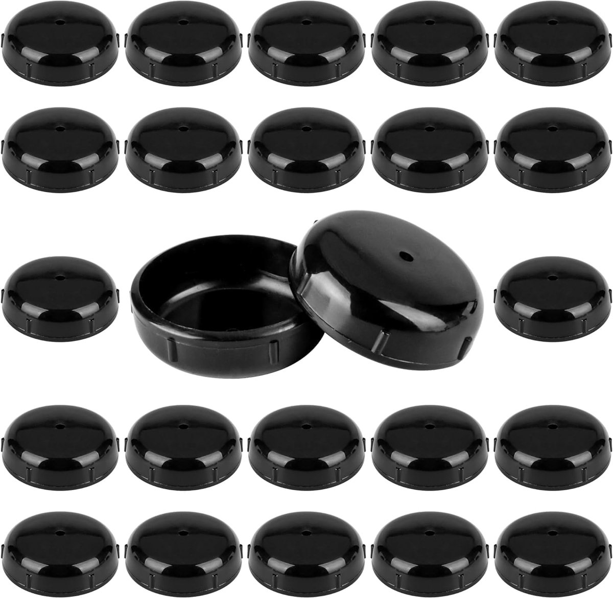 Terrasstoelpootdoppen - Stoeldopjes Meubels - Vloer Beschermen - Duurzaam ABS Kunststof - 3.8 cm Diameter - Zwart
