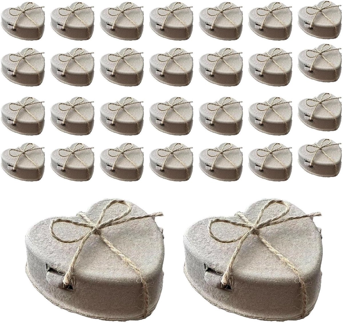 Hart Ei Doos - Eierhouder Mand - Keuken Organiseren - Herbruikbaar Pulp Materiaal - 30 Stuks - Meerkleurig