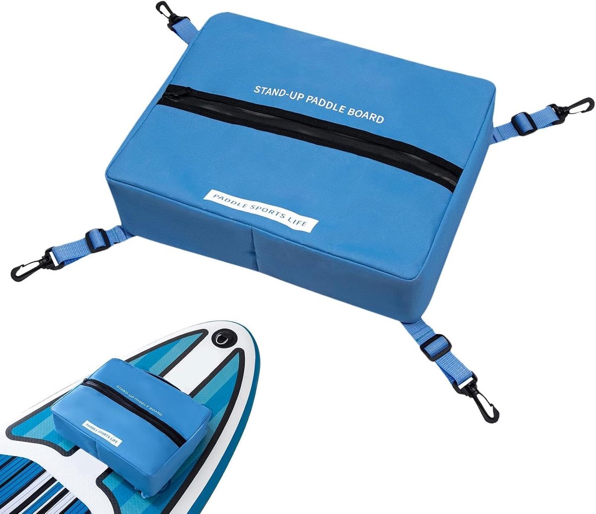 Paddle Board Koeltas - Kajak Deck Bag - Wateravonturen - Verbeterde Thermische Isolatie - 38x30x10cm - Blauw