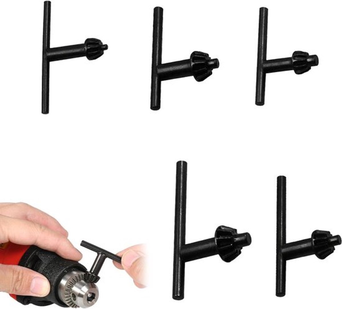 Inovra Plus - Set chuck wrench boorspanner voor boormachine