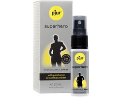 Pjur Superhero - Delayspray - Stel je Zaadlozing Uit - 20ml