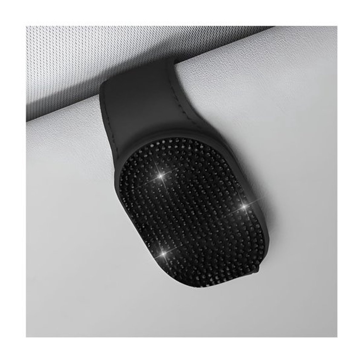 Dailygoody - Clip voor autozonnebrillen - Magnetische brilhouder - Strassdecoratie