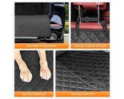 Kofferbakbescherming Hond - Hondenmat Kofferbak - Huisdieren Vervoeren - Waterdicht Krasbestendig - Voor Opel Vivaro C - Zwart