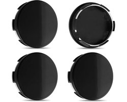 Auto Naafdoppen - Wielkap Set - Voertuig Styling - Weerbestendig Materiaal - 60MM Diameter - Zwart