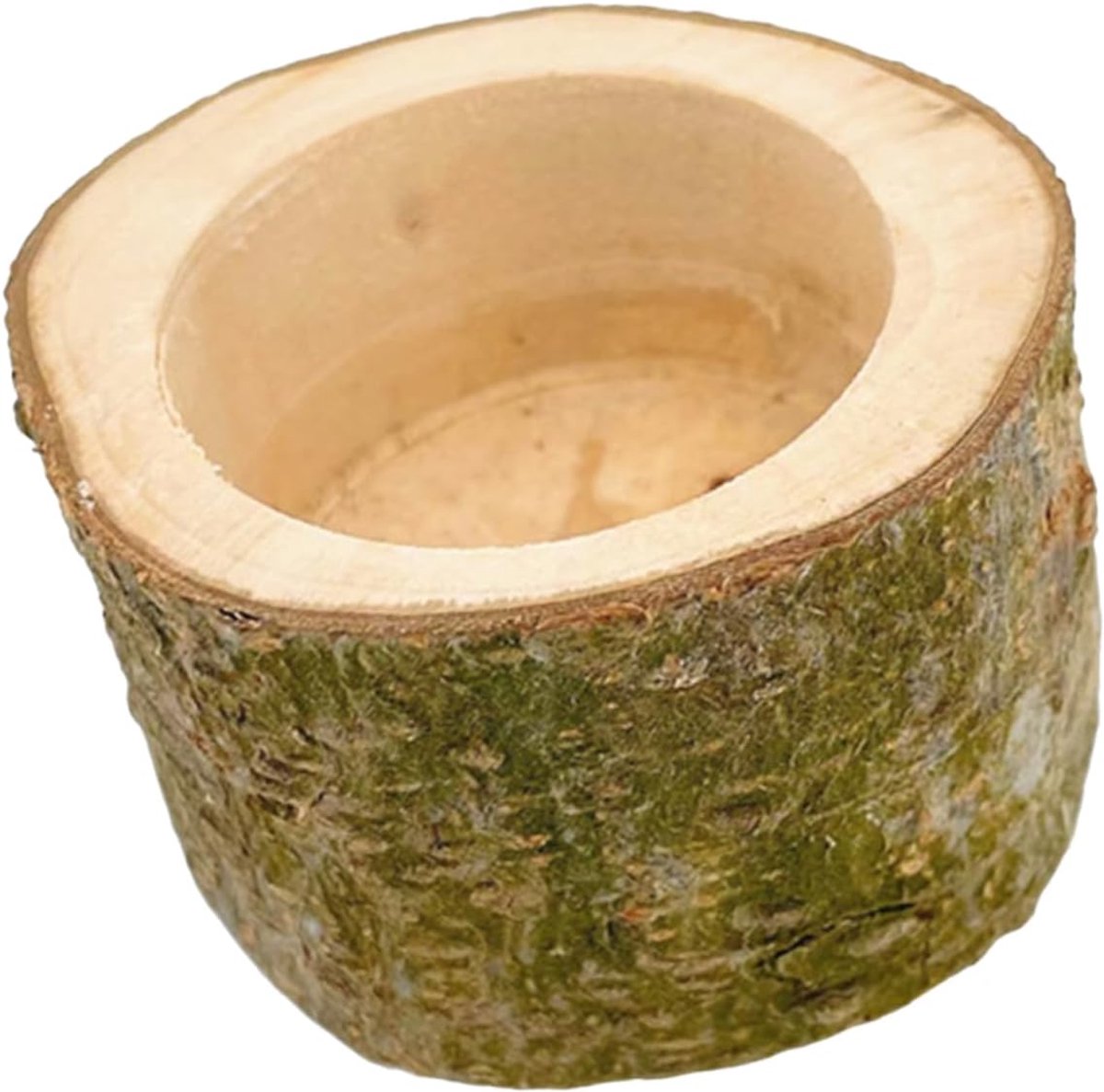 Houten Voerbak Kleine Huisdieren - Hamsterbak Konijnenbak - Voeren van Huisdieren - Antiklekkend Ontwerp - 100 Gram - Multi